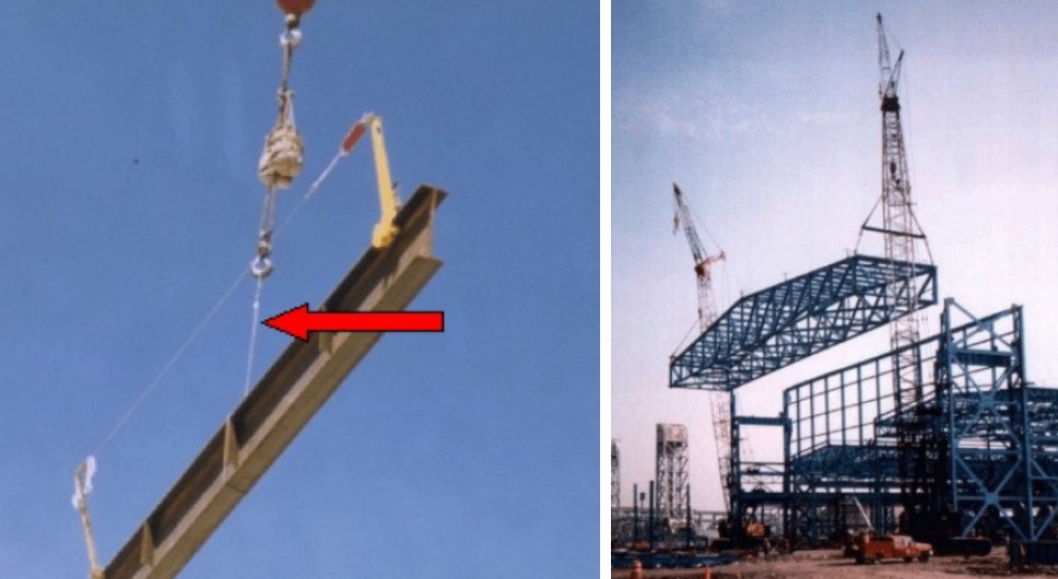Fig. 4 – Operaciones con Grúas, Cables y Eslingas.