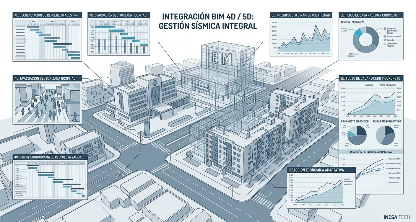INTEGRACIÓN BIM 4D / 5D: GESTIÓN SÍSMICA INTEGRAL