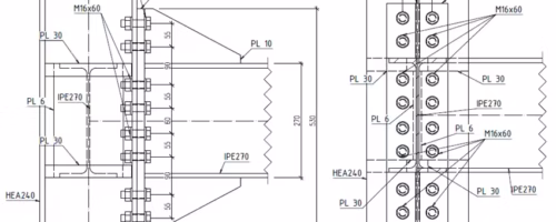 Lateral-and-front-view-of-the-pre-qualified-connection-designed-Dimensions-in