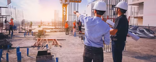 Smart,Civil,Architect,Engineer,Inspecting,And,Working,Outdoors,Structure,Building